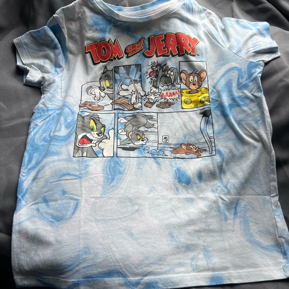 Tom and Jerry Tie-Dye Boys T-Shirt